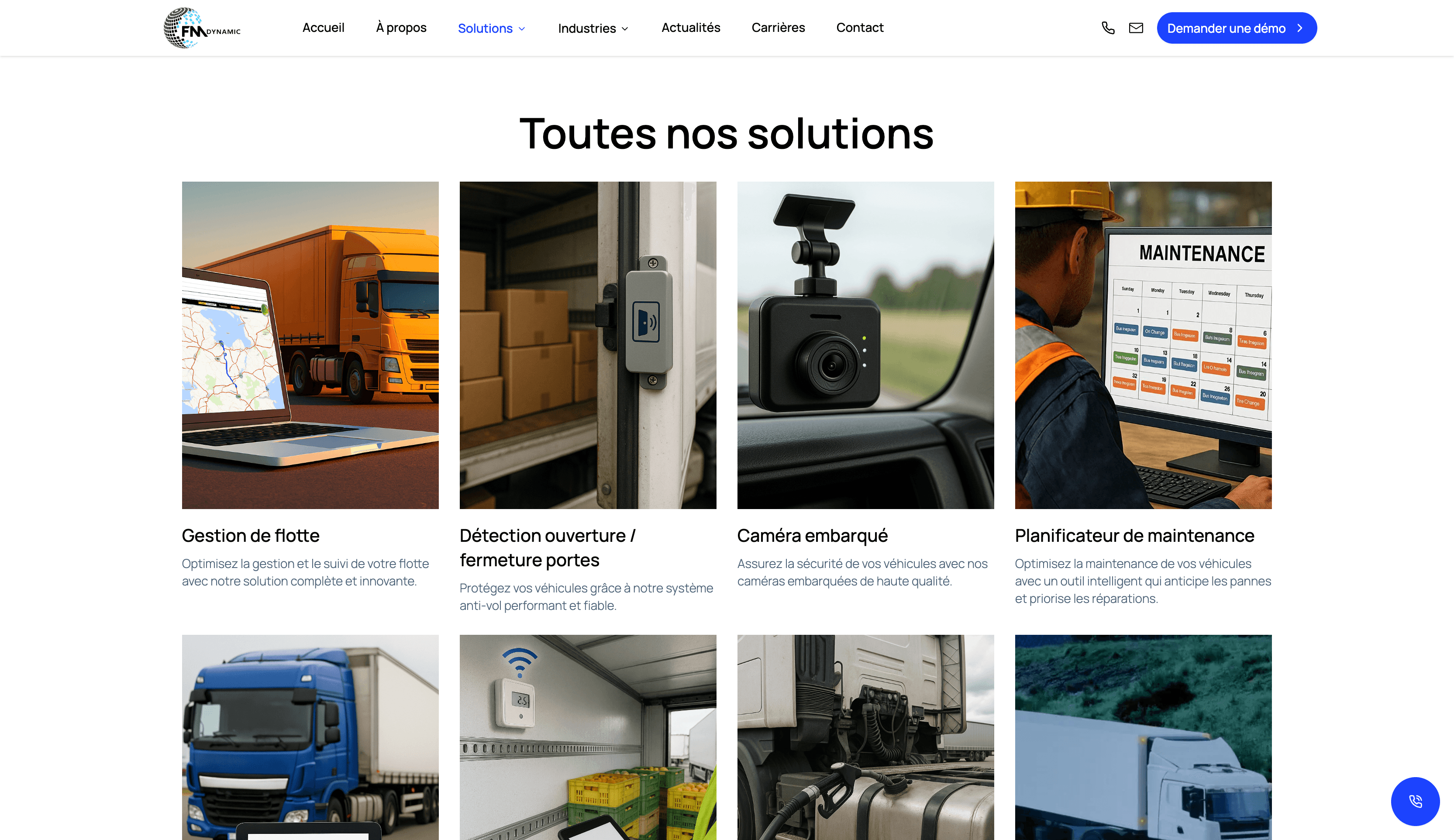 Catalogue des solutions FM Dynamic